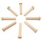 Wood Axle Pegs Multiple Sizes Available, Mini Wood Train Craft Parts for Wood Wheels | Woodpeckers